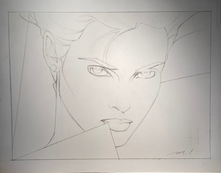 Untitled Drawing | SOLD | Patrick Nagel
