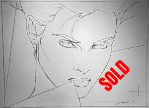 Untitled Drawing | SOLD | Patrick Nagel