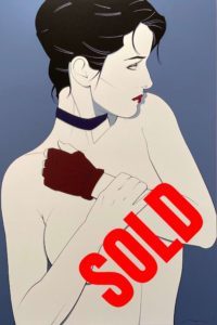 Red Glove and Choker | SOLD | Patrick Nagel