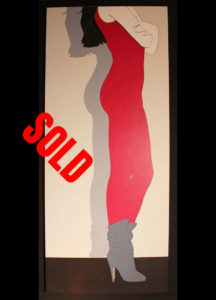 Red Legs | SOLD | Patrick Nagel