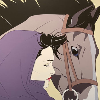 Woman with Horse | SOLD | Patrick Nagel