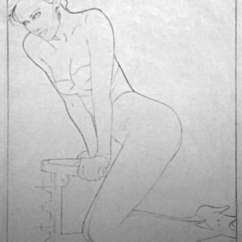 Woman on Chair Drawing | Area Arts