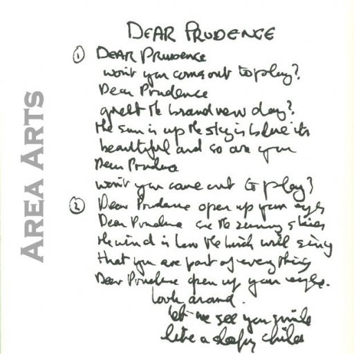 dear prudence